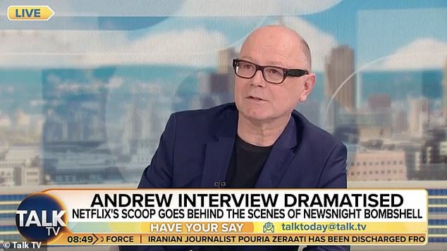 Mark Harrison, from London, appeared on Talk Today this morning to discuss his involvement in the disastrous royal interview, which is the subject of Netflix's new drama Scoop