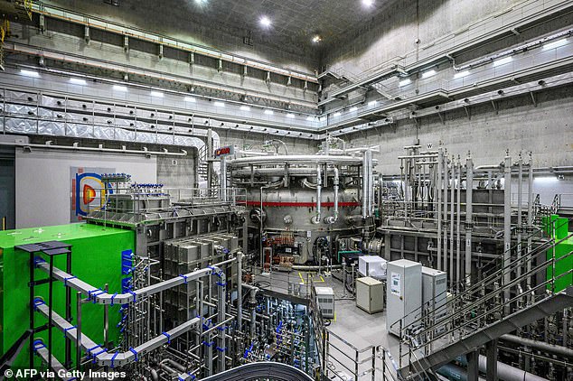 The Korean 'artificial sun', the Korea Superconducting Tokamak Advanced Research (KSTAR) device, at the Korea Institute of Fusion Energy (KFE) in Daejeon