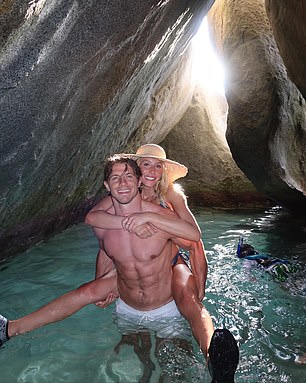 The couple enjoyed a getaway in the US Virgin Islands this weekend