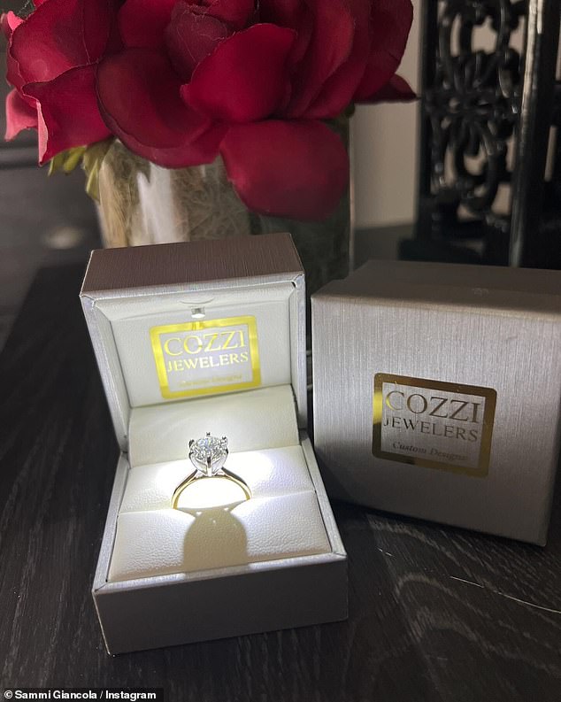 Giancola also tagged Cozzi Jewelers, where May purchased the stone, in her Instagram post