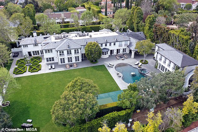 Combs has denied the allegations and reached a settlement with Ventura.  Pictured: Diddy's sprawling Los Angeles estate