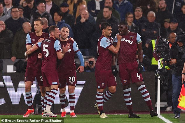 The Hammers' equalizer came from a corner just as Tottenham began to curse their missed chances