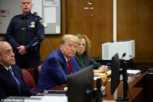 The trial in Manhattan begins on April 15.  It is the first of four criminal trials the ex-president faces.  He will be photographed in court at the end of March