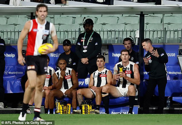 After the defeat to the Saints on March 21, McRae (right) texted each player to say he supported them unconditionally - and was blown away by their responses