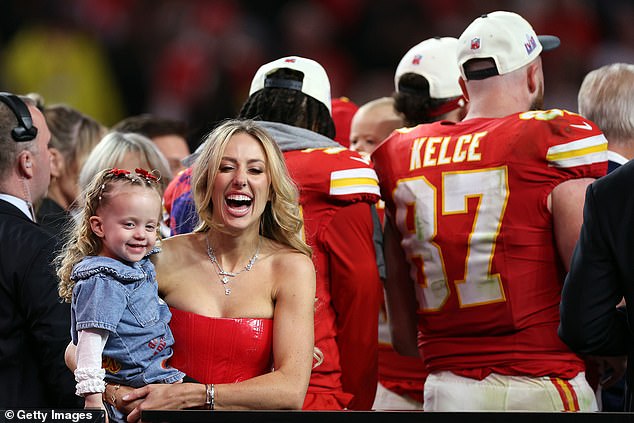 The couple welcomed their first child, daughter Sterling, three (pictured in 2024) in February 2021. They then welcomed son Patrick 'Bronze' Lavon Mahomes III, one, in November 2022.