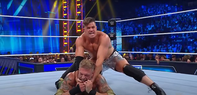 Waller (pictured above during a fight) is a former school teacher from Sydney who has cracked the WWE in 2021