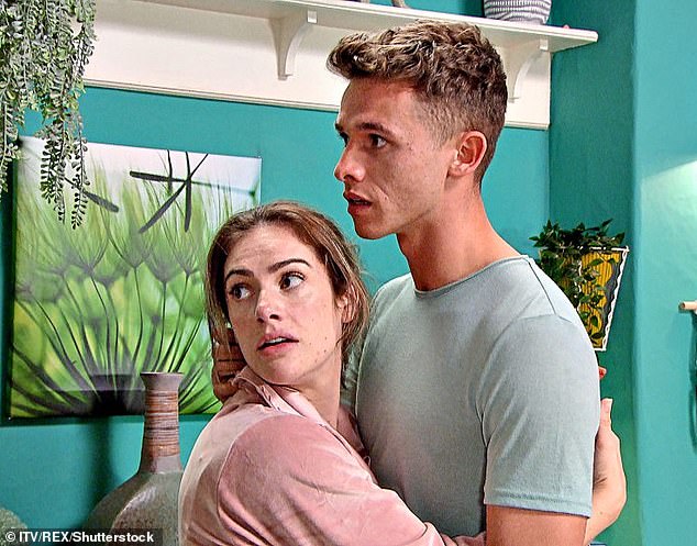 In November, David left town after catching stepson Jacob Gallagher (Joe Warren Plant) with his former partner Victoria Sugden (Isabel Hodgins)