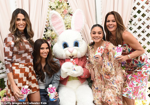 Brooke, far right, with Nikki Reed, Roselyn Sanchez and Vanessa Hudgens in March