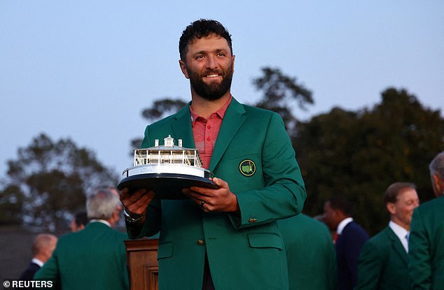 Spaniard Jon Rahm holds the Masters title after his victory in April last year