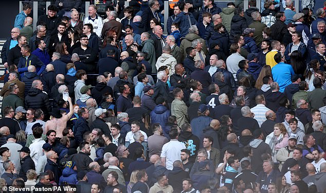 Spurs fans turned their backs on Tottenham's match against Luton in the 65th minute last weekend to protest the removal of discounted season tickets for OAPs