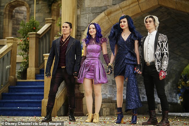 Descendants: The Rise Of Red, the fourth TV movie in the series about the children of classic Disney villains, debuts on Disney+ on July 12;  still from Descendants 3