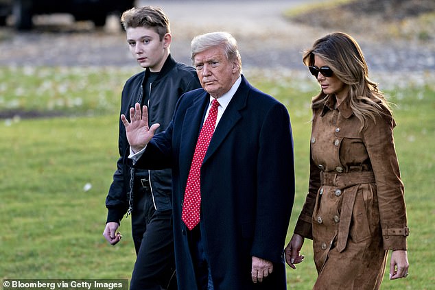 Trump previously revealed that Barron grew so tall because he loved eating his late grandmother's food