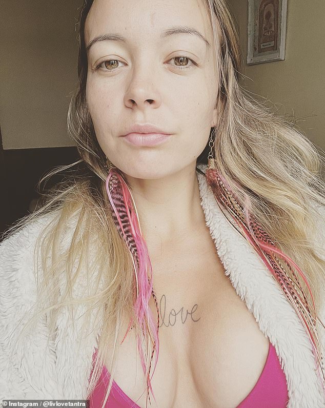 Liv is a 31-year-old life coach, reiki master and tantric healer offering services including a US$499 six-week self-study course called 'F*** Like an Artist'