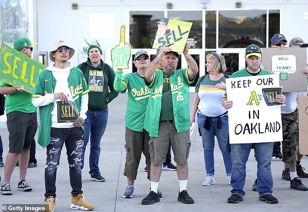 Bay Area fans strongly protested the move during the team's opening game at home