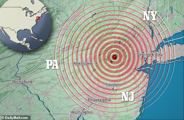 A magnitude 4.8 earthquake shook the densely populated New York City metropolitan area shortly before 11 a.m. Friday morning, the US Geological Survey said.