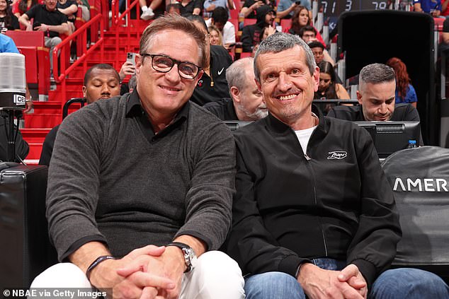 Garfinkel and Steiner had courtside seats at the Heat game and watched Embiid and Co. win