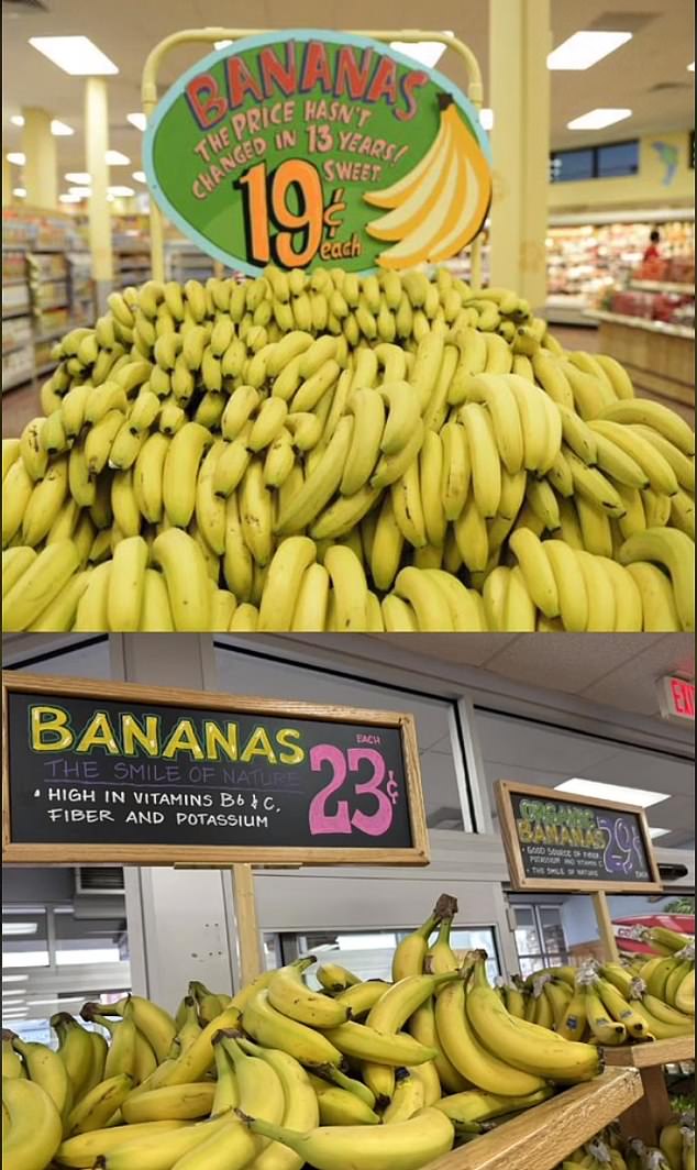 Meanwhile, Trader Joe's has raised the price of a single banana from 19 to 23 cents.  This amounts to an increase of 21 percent