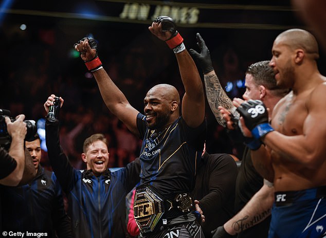 Jones won the UFC heavyweight title in March 2023 by submitting Ciryl Gane in round 1