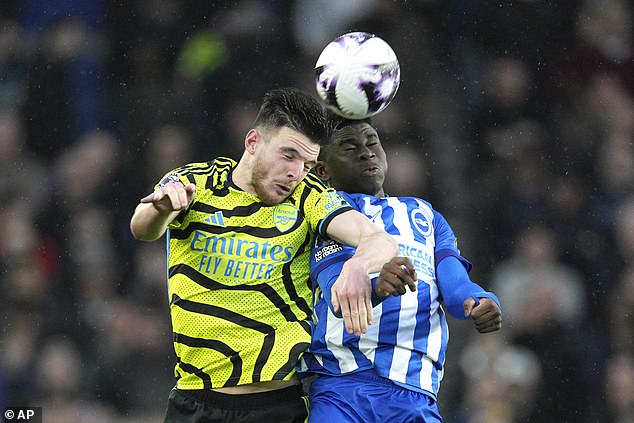 Declan Rice was a pivot in the middle for the visitors and remained calm in tight spaces