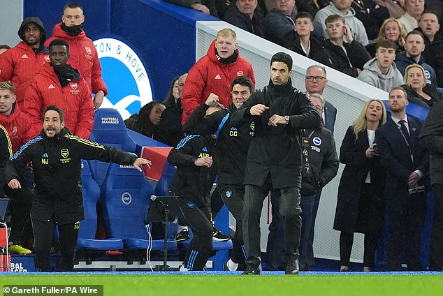 Mikel Arteta rotated his players well and will be happy that his team is back at the top