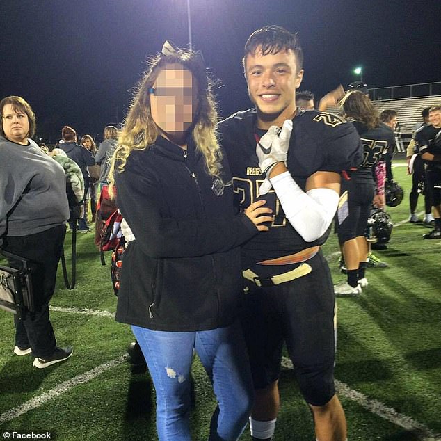 Kayson, 18, was shot in the head by his mother in November 2018 while he slept.  He was a standout senior on the Beggs High School football team.