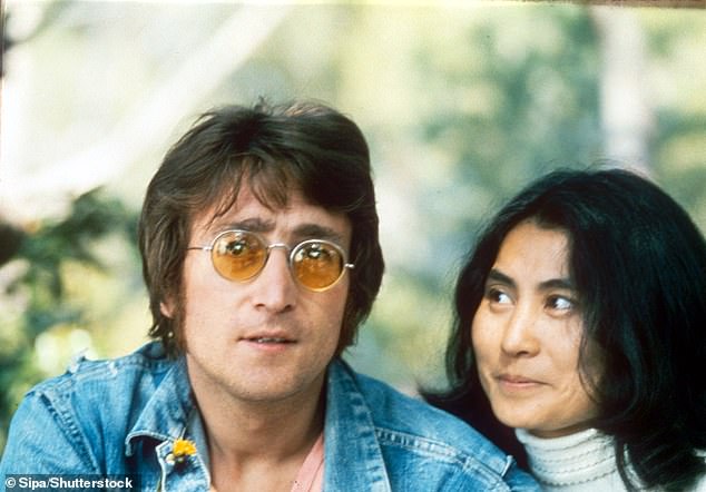 In an interview, Yoko, now 91 - who was married to John from 1969 until his death in 1980, told John how to take heroin but denied that she had 'put John on H' (John and Yoko pictured in 1980)