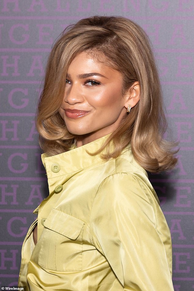 Zendaya looked positively radiant in a close-up as she opted for a dewy makeup look