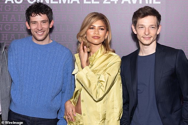 Zendaya and her co-stars Josh O'Connor and Mike Faist began promoting their film ahead of its UK premiere on Wednesday evening