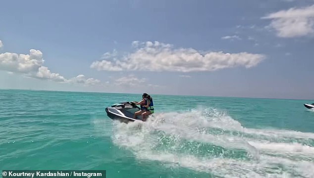 Each of them had one other person on their jet ski – presumably one of their children, since each of them is a mother of four.