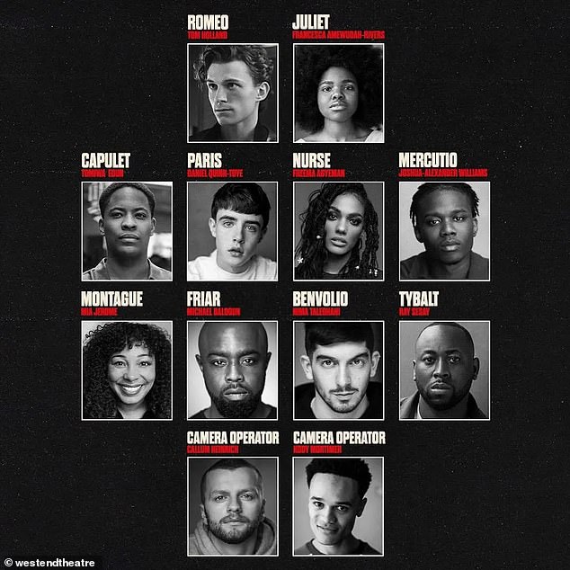 Also in the cast are Freema Agyeman, Michael Balogun, Tomiwa Edun, Mia Jerome, Daniel Quinn-Toye, Ray Sesay, Nima Taleghani, Joshua-Alexander Williams and Callum Heinrich and Kody Mortimer