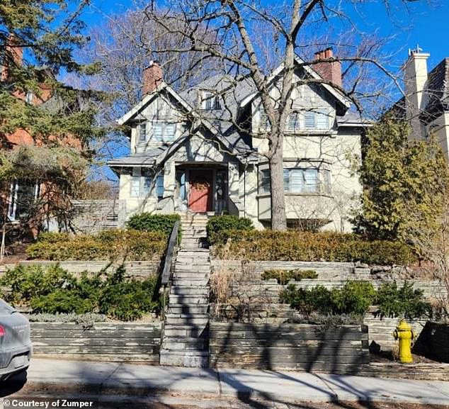 Located at 64 Woodlawn Ave West in Toronto, Canada, the 6-bedroom house was built in 1906 for Stapleton Pitt Caldecott, a former president of the Toronto Board of Trade with reportedly anti-immigration views