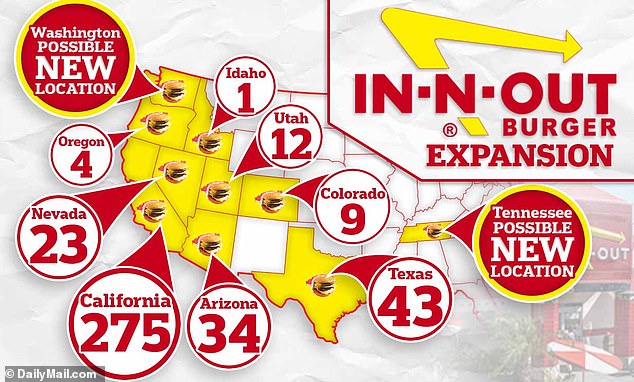 Fast food giant In-N-Out continues its expansion into the rest of America with a proposed new restaurant in Washington