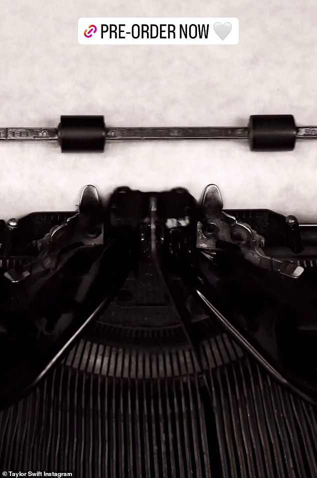 The video starts with a simple shot of an old-fashioned typewriter