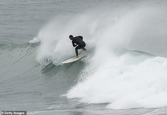 Johns was stared at for an extended period while surfing in Bronte