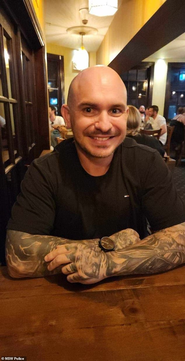 Gaddie, 35 (pictured) was found unconscious in his cell by prison staff at the Clarence Correctional Center on the NSW north coast on Saturday afternoon.