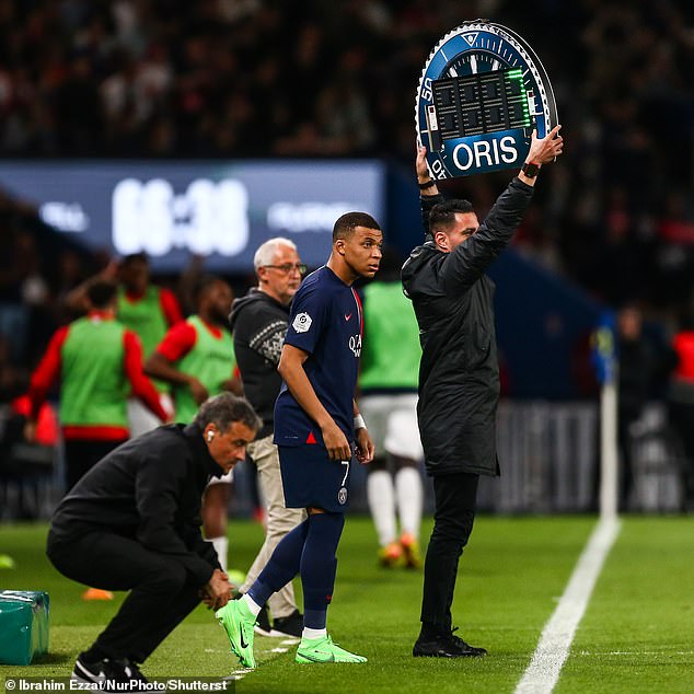 Kylian Mbappe was eventually introduced from the bench and assisted Goncalo Ramos as they salvaged a point