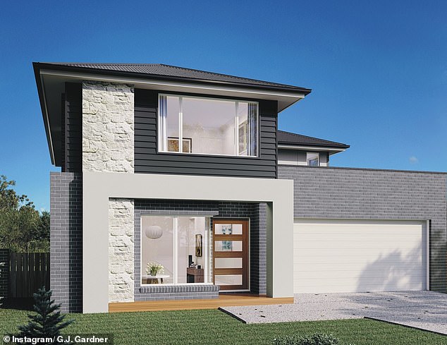 Their demise is part of a worrying trend in Australia, with more than 2,000 construction companies failing in the 2022-2023 financial year due to labor shortages and rising costs of construction materials, energy and fuel.  (Image: GJ Gardner Homes house plan)