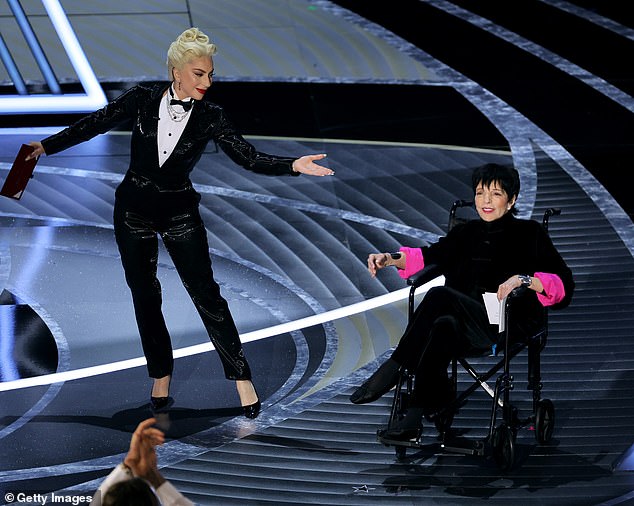 She is often seen in public in a wheelchair and even appeared in a wheelchair on the 2022 Oscars stage alongside Lady Gaga