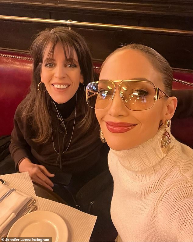 Snaps on social media show the multi-hyphenate enjoying a girls' night with her friend Elaine Goldsmith-Thomas.  The film producer has worked with JLo on several projects, including Hustlers, Shotgun Wedding and the star's very personal project, This Is Me... Now