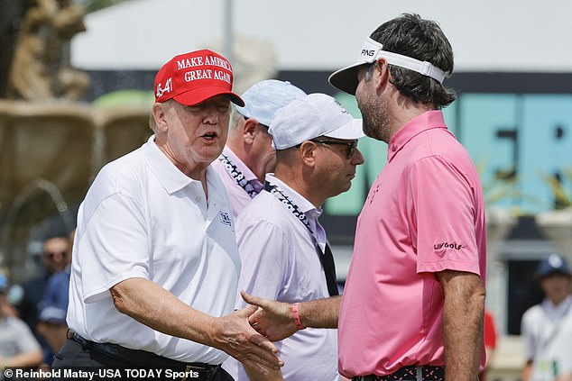 1712511270 364 Donald Trump greets LIV Golf stars at his Doral Miami