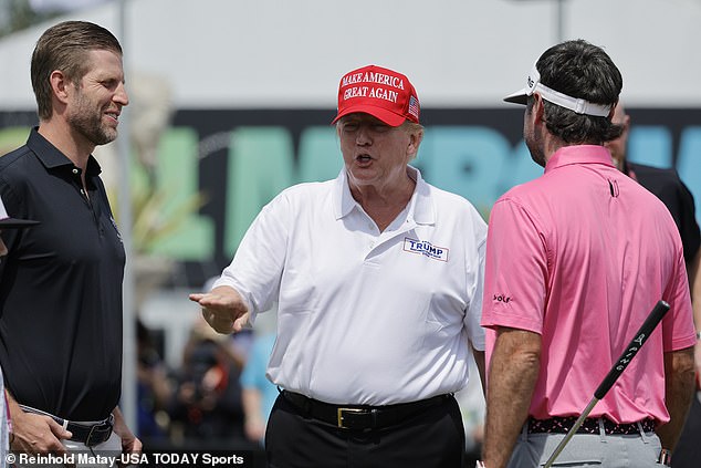 1712511272 146 Donald Trump greets LIV Golf stars at his Doral Miami