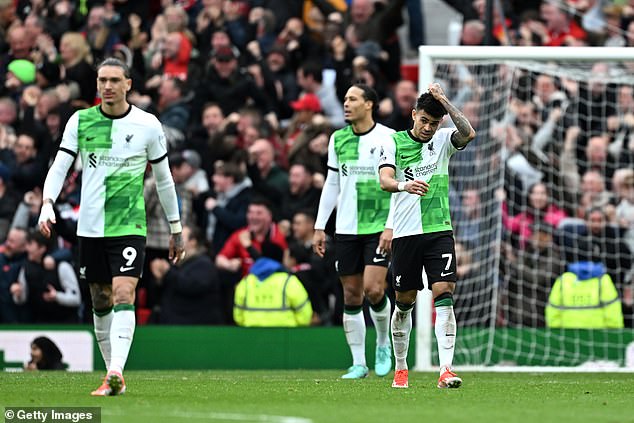 Jurgen Klopp's side set an unwanted record as a result of their dominance against their bitter rivals