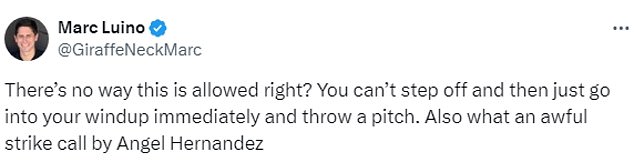 Baseball fans were up in arms after the incident, saying that Hernandez should be fired from the MLB