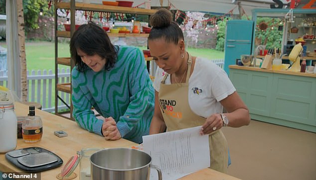 At the Signature Bake, the celebrities each baked eight ice cream sandwiches, with the taste and decoration meaning something special for each of the bakers.