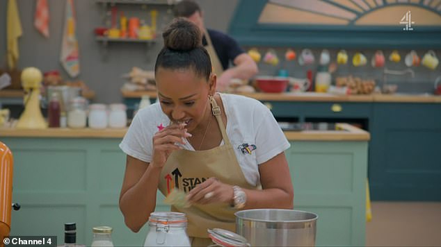 Mel B made some Caribbean herb ice cream sandwiches in honor of her late father, who was from the island of Nevis