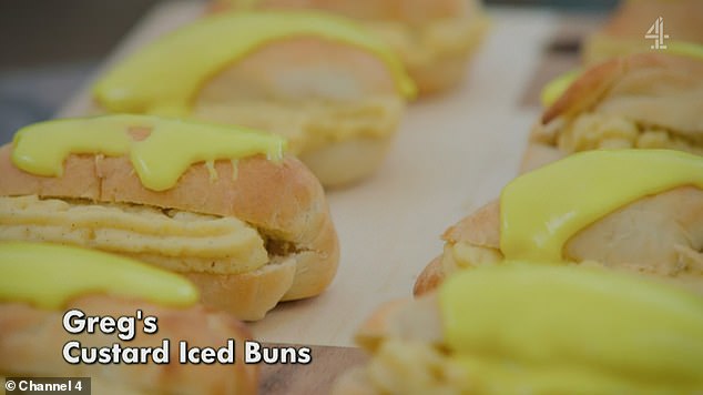 Greg chose to make ice cream sandwiches similar to the ones he ate at a local bakery growing up.  However, he added custard to make them extra special