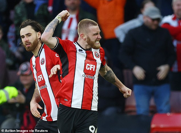 However, Oli McBurnie scored dramatically in the 93rd minute to secure a point for the Blades