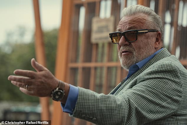 Ray, 67, stars as Bobby Glass, a career criminal from London's East End who has created an industrial cannabis empire