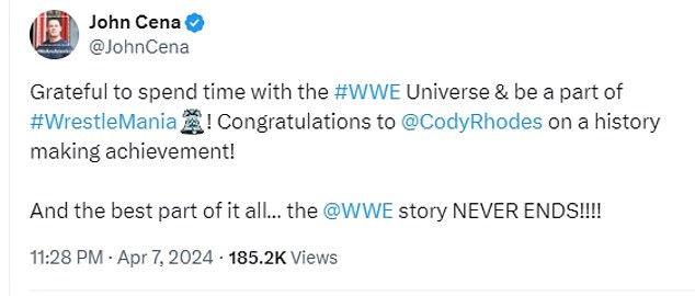 1712552198 389 Triple H leads the congratulations for Cody Rhodes after he