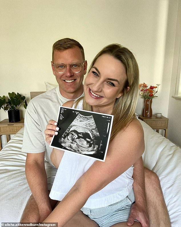 Alisha and Glenn announced in an Instagram post on Wednesday that they were expecting their first child